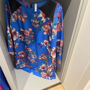 Floral Blue Women's Top